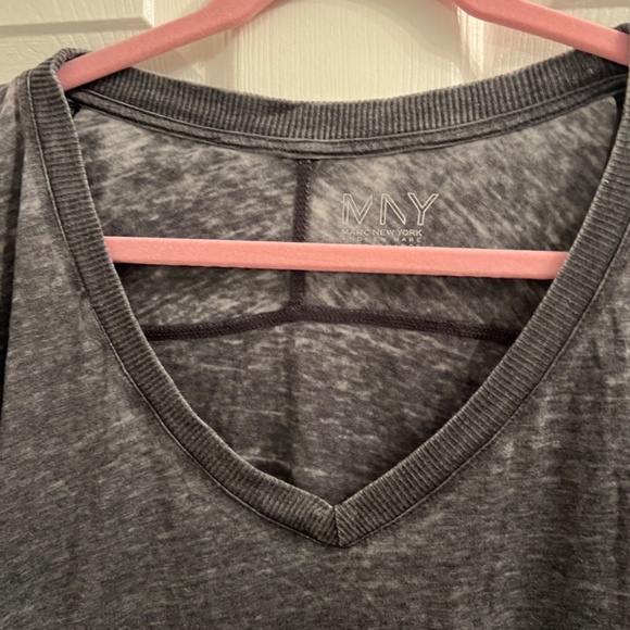 Marc New York Performance 1X NEW Long Sleeve Tunic Tee Black Gray - Picture 12 of 16